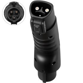 VEVOR Tesla To J1772 Charging Adapter, Max 48 Amp 240V, J1772 EVs Charger Adapter, With IP65 Storage Bag Anti-Drop Lock, For Tesla High Powered Wall C