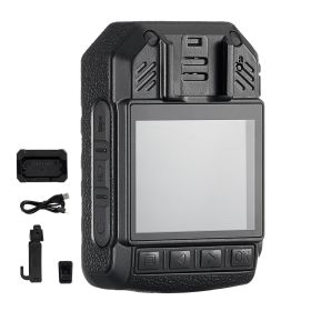 VEVOR 1440P HD Police Body Camera, 64GB Body Cam With Audio Video Recording Picture, Built-in 3500 MAh Battery, Infrared Night Vision, Waterproof GPS
