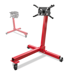 Engine Stand 750LBS Capacity, 360 Degree Rotating Engine Run Stand With 3-Casters, Heavy Duty Motorcycle Engine Stand For Auto Repair, Vehicle Mainten