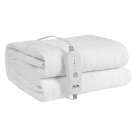 VEVOR Heated Mattress Pad 78x80 In King Electric Warmer Coral Fleece Auto Off