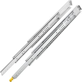 VEVOR Heavy Duty Drawer Slides 60Length, Locking Drawer Slides 500lbs Load Capacity Long Full Extension Drawer Slide 1 Pair Side Mount Ball Bearing Dr