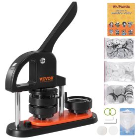 VEVOR Button Maker Machine, 2.28 Inch 58mm Pin Maker With 100pcs Button Parts, Ergonomic Arc Handle Punch Press Kit, Button Maker With Panda Magic Boo