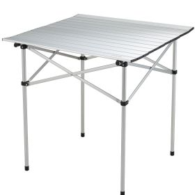VEVOR Folding Camping Table, Outdoor Portable Side Tables, Lightweight Fold Up Table, Aluminum Ultra Compact Work Table With Carry Bag, For Cooking, B
