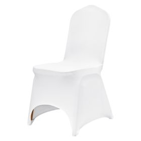 VEVOR Stretch Spandex Folding Chair Covers, Universal Fitted Arched Front Cover, Removable Washable Protective Slipcovers, For Wedding, Holiday, Banqu