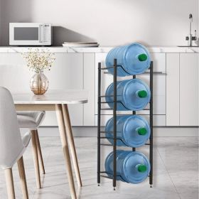 4-layer Kettle Rack, 5-gallon Detachable Water Bottle Rack, Organizational Storage Rack, Black, Prohibited Temu, Not Shipped On Weekends