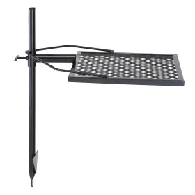 VEVOR Swivel Campfire Grill, Fire Pit Grill Grate Over Fire Pits, Heavy Duty Steel Grill Grates, 360Adjustable Open Fire Outdoor Cooking Equipment, Po