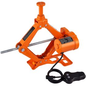 VEVOR Electric Car Jack, 3 Tons  6600 Lbs Scissor Jack With Electric Impact Wrench, 12V Car Jack With Double Saddles With Remote Control, Portable Car