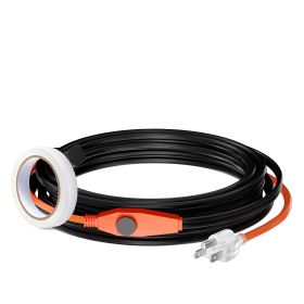 Pipe Heating Cable 18FT 7W FT Heat Tape For Pipes With Built-in Thermostat