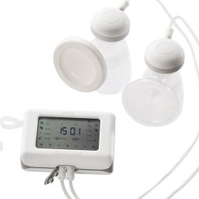 VEVOR Breast Pump, Single Double Adjustable Electric Breast Pumps, 4 Modes Reciprocating Piston Pumps, 4000mAH Anti-Backflow BreastfeedingPump With 30
