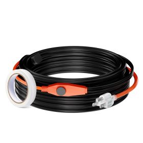 Pipe Heating Cable 60FT 7W FT Heat Tape For Pipes With Built-in Thermostat