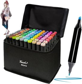 80 Colors Alcohol Based Markers Dual Tip Drawing Markers Set For Drawing
