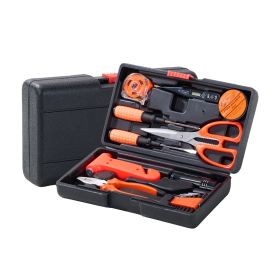 18 Pieces, Test Current Pen,Crosshead Screwdriver,Flathead Screwdriver,Safety Hammer,6 Inch Combination Pliers,Allen Wrench,Aluminum Flashlight,M