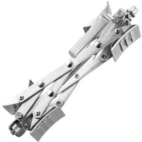 VEVOR Camper Wheel Chock Stabilizer, X-shaped RV Stabilizer Wheel Chock, Fit For Tire Space, 2 Sets Of Wheel Chocks With Ratchet Wrench And Storage Ba