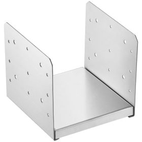 VEVOR Post Base, 1Pcs Stainless Steel Adjustable Post Anchor Bracket Internal 7.8 X 7.3 , Adjustable Post Base For Pavilion Deck Porch Handrail Railin
