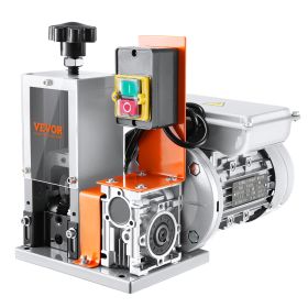 VEVOR Automatic Wire Stripping Machine,  Electric Motorized Cable Stripper, 180 W, 60 Ft Min Wire Peeler With Visible Stripping Depth Reference,