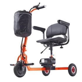 VEVOR Foldable 3 Wheel Mobility Scooter For Seniors, Portable Electric Powered Mobility Scooter With 12 Mile Long Range, All Terrain Travel Wheelchair