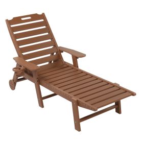 77in , HDPE Reclining Bed With Adjustable Backrest