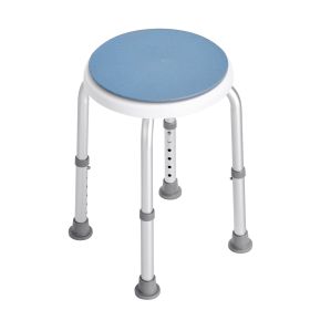 VEVOR Shower Chair For Inside Shower, 360 Degree Swivel Shower Seat, Adjustable Height Shower Stool, Non-Slip Bench Bathtub Seat Stool For Elderly Dis