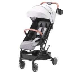 VEVOR Standard Baby Infant Stroller, Toddler Stroller Adjustable Backrest Adjustable Footrest & One-click Folding, Newborn Stroller With Cup Holder An