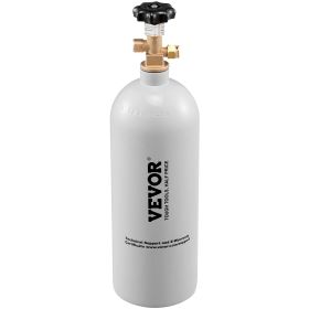 VEVOR 5 Lbs CO2 Tank Aluminum Gas Cylinder, Brand New CO2 Cylinder With Gray Spray Coating, CO2 Tank With CGA320 Valve, For Draft Soda Beer