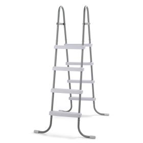 4-stage 52 Inch Swimming Pool Escalator With Iron Gray Frame And White Pedals