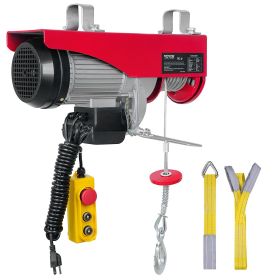 VEVOR 2200 Lbs Attic Lift, 1600W 110V Electric Hoist With 14ft Wired Remote Control, 40ft Single Cable Lifting Height & Pure Copper Motor, For Garage