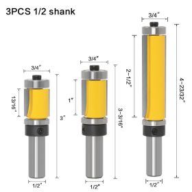 Double-bearing trimming knife slotting knife (Option: Model G)