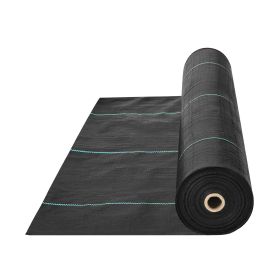 VEVOR 13FTx108FT Premium Heavy Duty Weed Barrier Landscape Fabric, 5OZ Woven Geotextile Fabric Under Gravel, High Permeability For Weed Blocker Weed M (Option: Default)