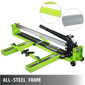VEVOR Tile Cutter 31.5 Inch Manual Tile Cutter 1.4 Inch Tile Cutting Machine Ceramic Porcelain Tile Cutter W Laser Guide All-Steel Frame And Bonus Spa (Color: Green)