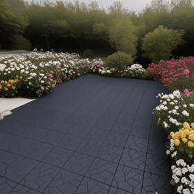Plastic Interlocking Deck Tiles,44 Pack Patio Deck Tiles,12x12 Square Waterproof Outdoor All Weather Use, Outdoor And Indoor Patio Decking Tiles For P (Option: Style6)