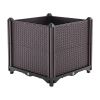 Raised Garden Bed Plant Growth Box With Self-watering System For Garden Patio Balcony Elevated Planter Box For Flowers Vegetables Herbs